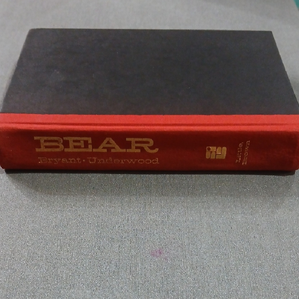 Red and Black Hardcover Book